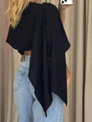 (118) Blusa Bata Boho Chic com top faixa interno Feminina