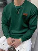 (035) Camiseta de Manga Curta de Verão com Etiqueta Impressa