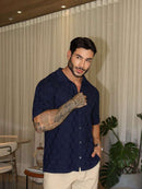 (020) TRICOT DE LUXO Camisa tricot masculina oversize chique leve