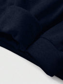 (036) Manfinity Homme Camisa Polo de Manga Longa com Gola Contrastante, Ajuste Folgado, Suéter Polo