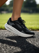 (101) Ténis Masculino Academia Esportivo Confortavel Preto e Branco Leve Macio