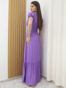 (121) Vestido Longo De Festa Tem Forro Com Elástico