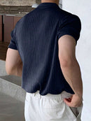 (030) Manfinity Homme Camisa Polo Casual/Executiva