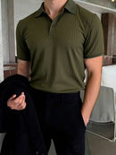 (028) Manfinity Homme Camisa Polo Casual/Executiva