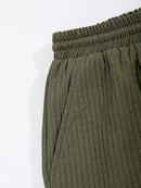 (034) Manfinity Homme Conjunto de Camisa de Manga Curta e Shorts de Cor Sólida Masculino