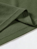 (031) Manfinity Homme Camiseta Masculina Casual de Cor Sólida