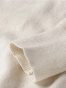 (029) Suéter de Gola Alta de Manga Longa e Caimento Solto