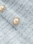 (127)  Vestido Casual Curto com Botões na Frente