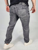 (050) Calça Denim com Elastano Masculina Modelagem Reta