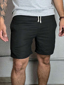 (052) Kit 3 Shorts Masculino Linho Casual Verão Final de Ano Leve Confortável