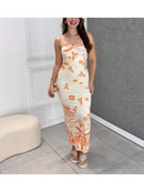 (124) Vestido Midi Feminino Tomara Que Caia Verão Tropical