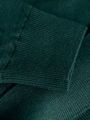 (029) Suéter de Gola Alta de Manga Longa e Caimento Solto