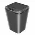 (01) Lixeira Inteligente Automática com Sensor de Movimento - Tampa Automática, Recarregável, 16L