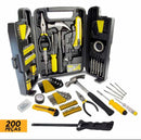 (08) Kit Jogo de Ferramentas 200 Peças com Maleta Completa