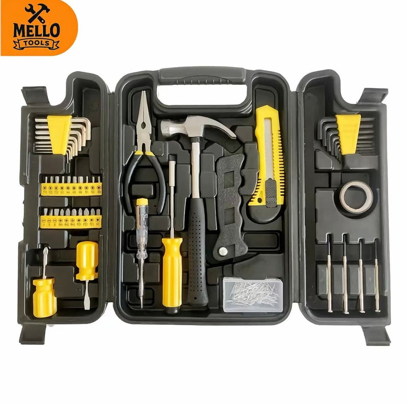 (08) Kit Jogo de Ferramentas 200 Peças com Maleta Completa