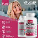 (04) Biotina + Puro Nutrition Pele - Cabelo e unhas - 60 Caps