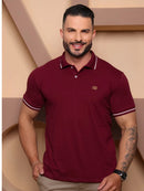 (018) Camisa Gola Polo Alta Qualidade 100% Algodão Camiseta básica Masculina