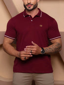 (018) Camisa Gola Polo Alta Qualidade 100% Algodão Camiseta básica Masculina