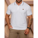 (018) Camisa Gola Polo Alta Qualidade 100% Algodão Camiseta básica Masculina
