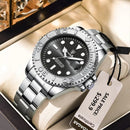 (007) POEDAGAR Luxo Masculino Relógio De Pulso Quartzo À Prova Dwaterproof Água Luminosa