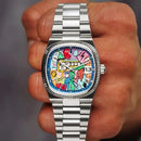 (009) CILOA Relógio de quartzo masculino esportivo genuíno