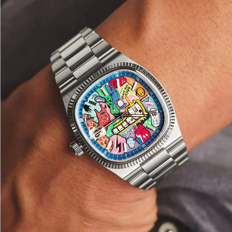 (009) CILOA Relógio de quartzo masculino esportivo genuíno